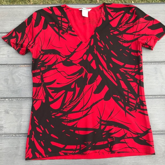 Nygard Bold Print Short Sleeved Top ⭐️SALE 3/$20⭐️ - Picture 1 of 3